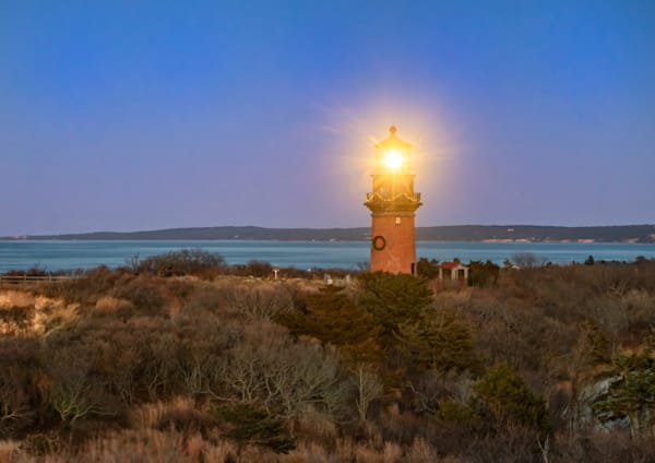 Gay Head Light Christmas 2023 Art | Michael Blanchard Inspirational Photography - Crossroads Gallery