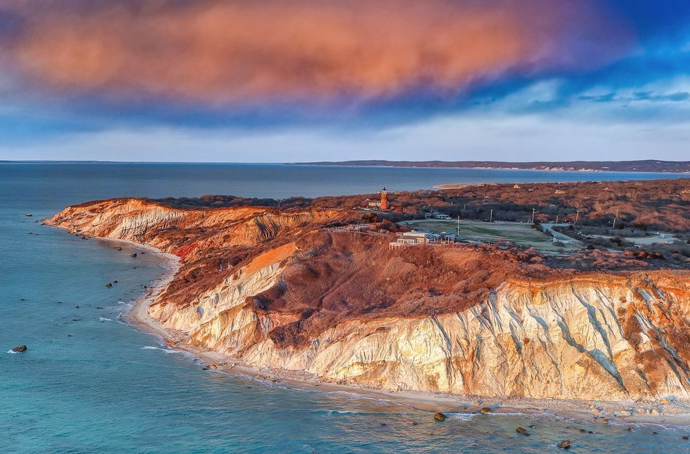 Gay Head Cliffs Spring Flyover Art | Michael Blanchard Inspirational Photography - Crossroads Gallery