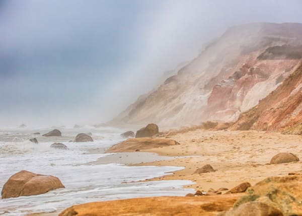 Gay Head Cliffs Fog Art | Michael Blanchard Inspirational Photography - Crossroads Gallery