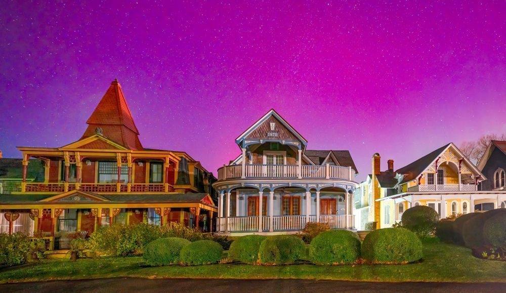 Gingerbread Cottage Northern Lights 2025 Art | Michael Blanchard Inspirational Photography - Crossroads Gallery