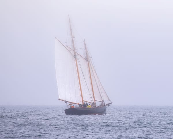 Sailing Through Fog Art | Michael Blanchard Inspirational Photography - Crossroads Gallery