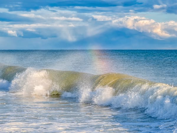 South Beach Spray Rainbow Art | Michael Blanchard Inspirational Photography - Crossroads Gallery