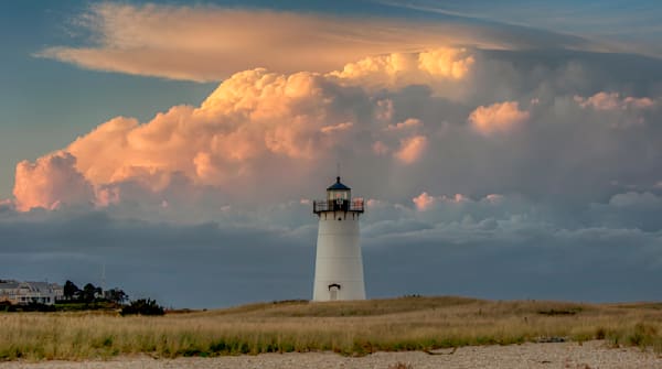 Edgartown Light Thunderstorm Clouds Art | Michael Blanchard Inspirational Photography - Crossroads Gallery