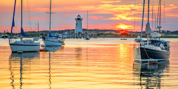 Edgartown Light September 2024 Sunrise Art | Michael Blanchard Inspirational Photography - Crossroads Gallery