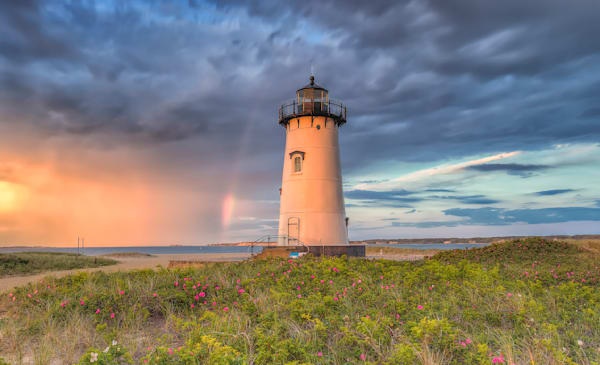 Edgartown Light Rainbow Roses Art | Michael Blanchard Inspirational Photography - Crossroads Gallery