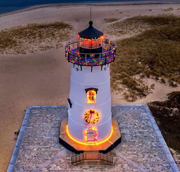 Edgartown Light Christmas 2018 Art | Michael Blanchard Inspirational Photography - Crossroads Gallery