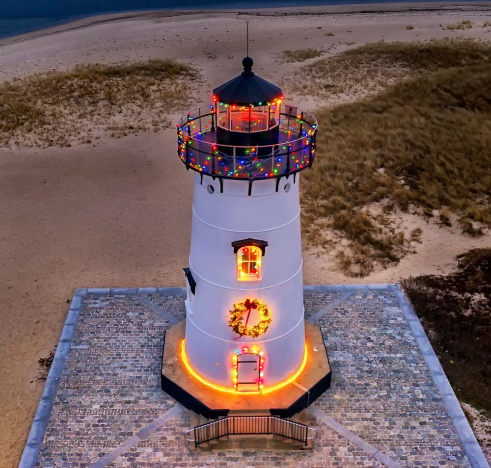 Edgartown Light Christmas 2018 Art | Michael Blanchard Inspirational Photography - Crossroads Gallery