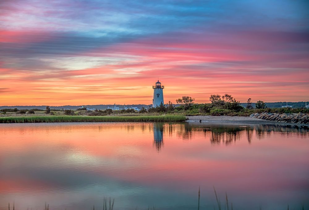 Edgartown Light Magenta Summer Morning Art | Michael Blanchard Inspirational Photography - Crossroads Gallery