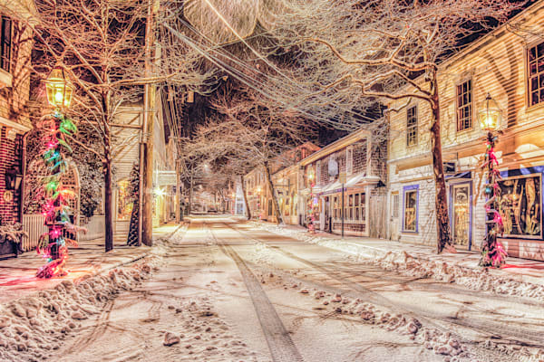 Edgartown Snow Art | Michael Blanchard Inspirational Photography - Crossroads Gallery