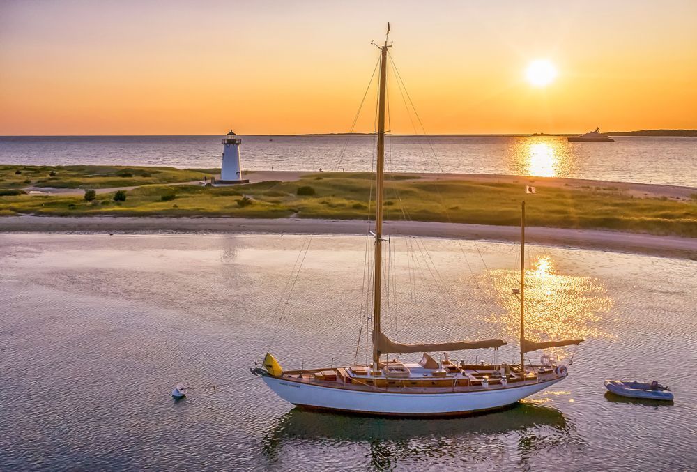 Edartown Harbor Summer Sunrise Art | Michael Blanchard Inspirational Photography - Crossroads Gallery