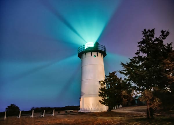 East Chop Light Winter Fog Art | Michael Blanchard Inspirational Photography - Crossroads Gallery