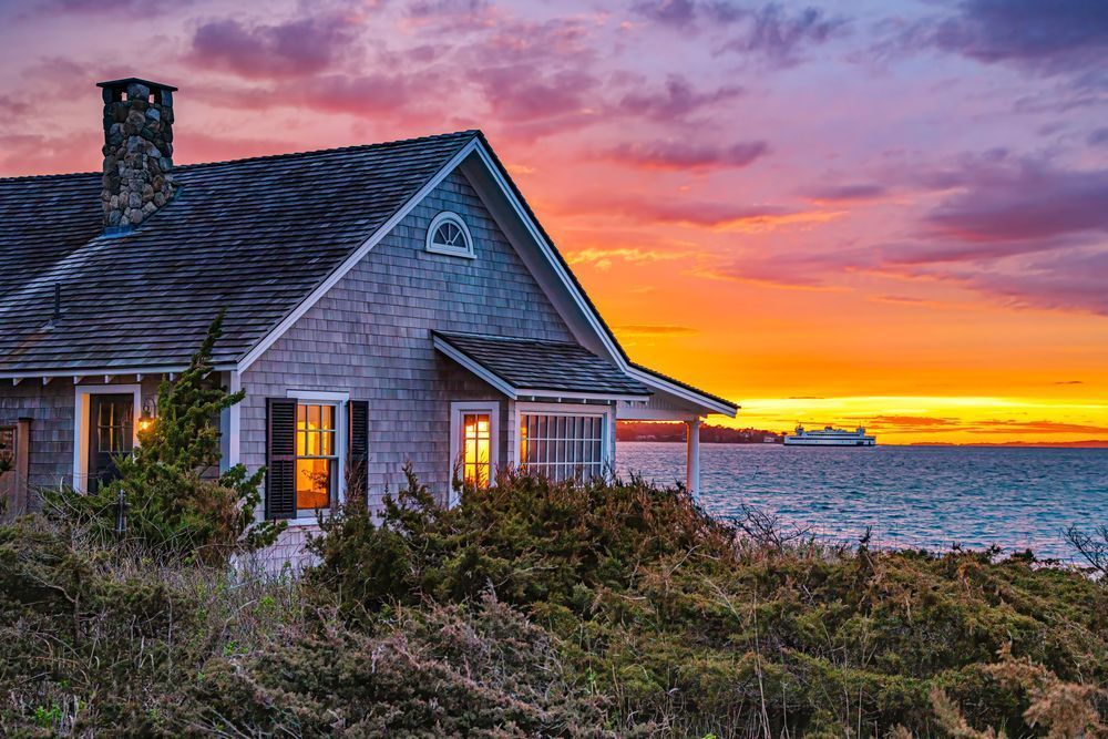 East Chop Sunset Light Art | Michael Blanchard Inspirational Photography - Crossroads Gallery