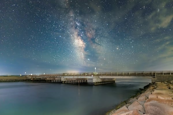 Jaws Bridge Milky Way 2025 Art | Michael Blanchard Inspirational Photography - Crossroads Gallery