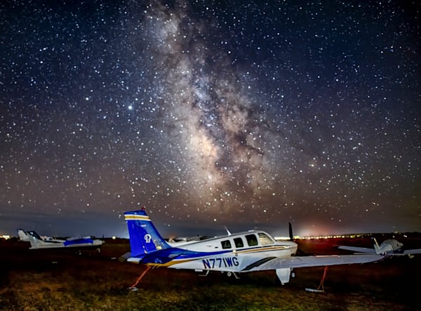 Katama Airfield Milky Way Art | Michael Blanchard Inspirational Photography - Crossroads Gallery