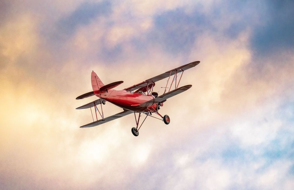 Katama Classic Aviator Biplane Art | Michael Blanchard Inspirational Photography - Crossroads Gallery