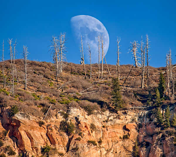 Kolob Canyon Moon Art | Michael Blanchard Inspirational Photography - Crossroads Gallery