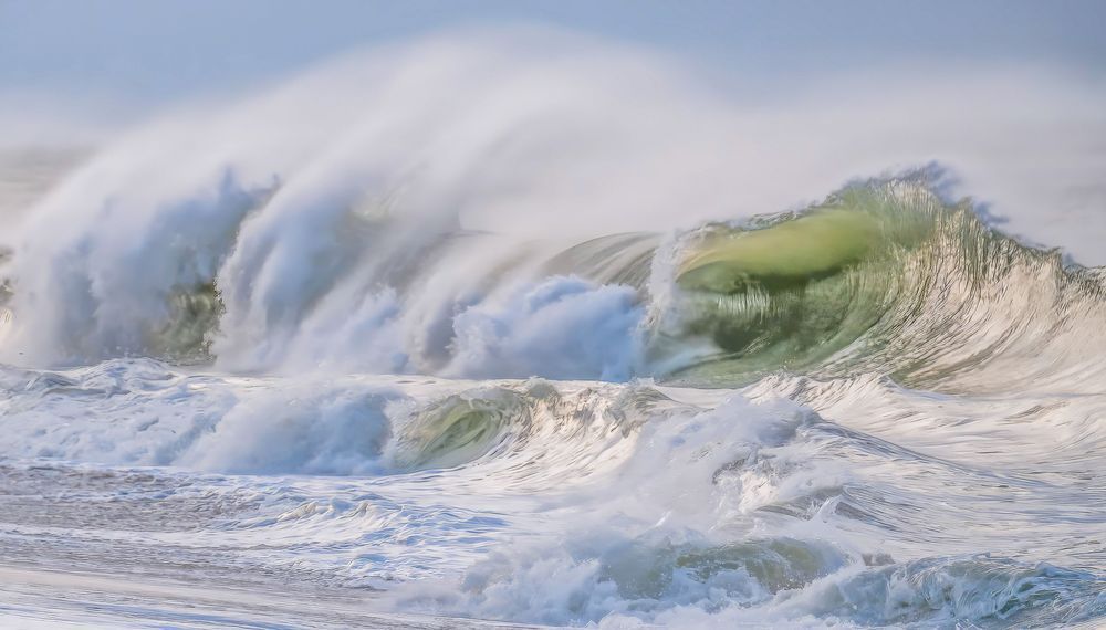 Hurricane Erin South Beach Waves Art | Michael Blanchard Inspirational Photography - Crossroads Gallery