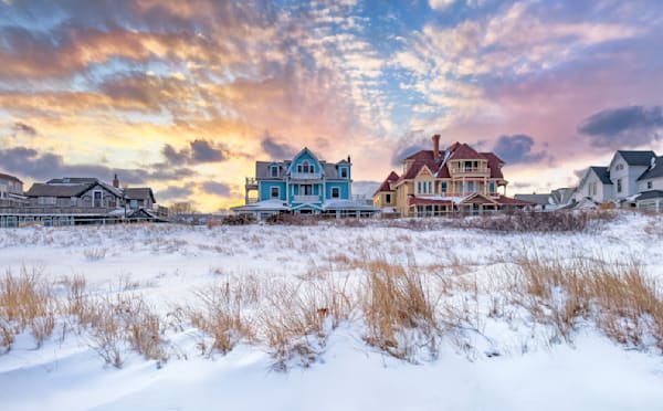 Inkwell Beach Winter 2026 Snow And Ice Art | Michael Blanchard Inspirational Photography - Crossroads Gallery