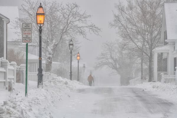 Noth Water Street Winter Walk Art | Michael Blanchard Inspirational Photography - Crossroads Gallery
