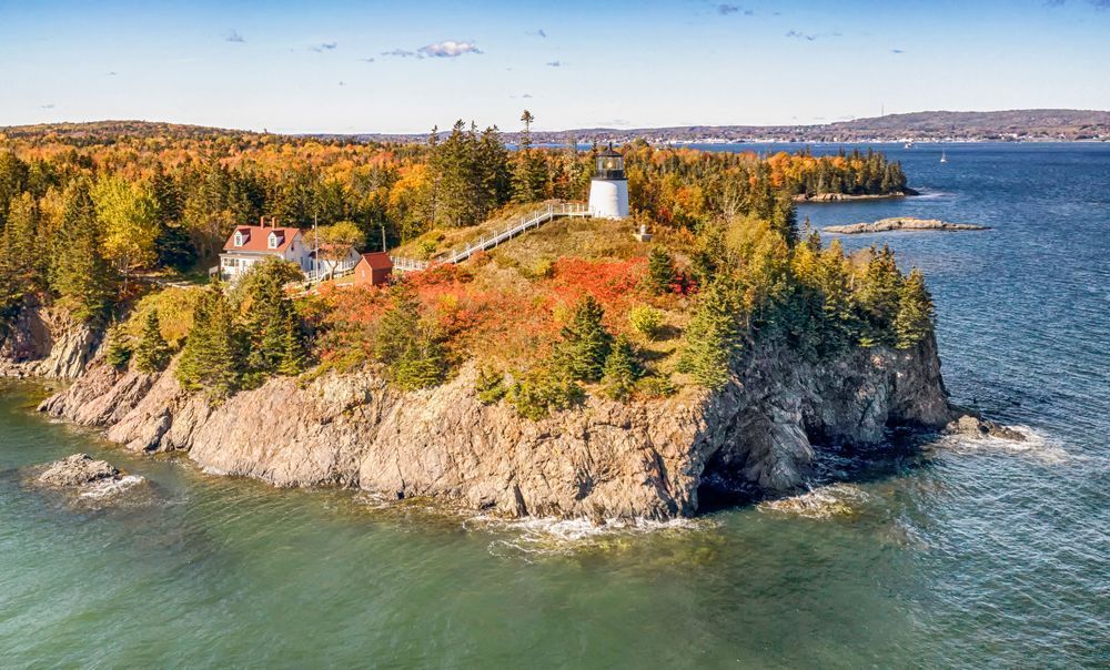 Owls Head Light Fall Art | Michael Blanchard Inspirational Photography - Crossroads Gallery