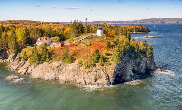 Owls Head Light Fall Art | Michael Blanchard Inspirational Photography - Crossroads Gallery