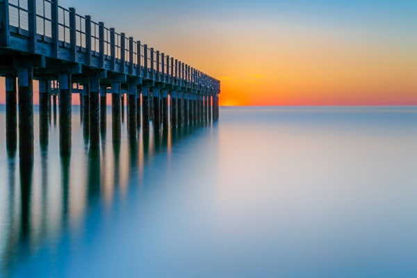 Oak Blufs Pier Spring Long Exposure Art | Michael Blanchard Inspirational Photography - Crossroads Gallery