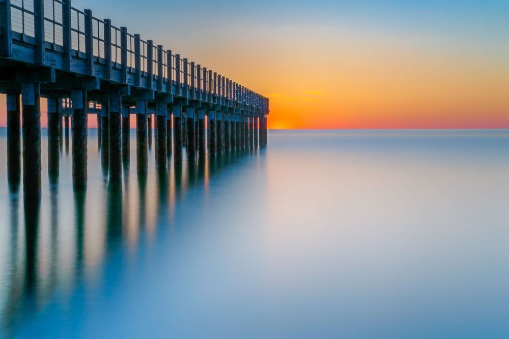 Oak Blufs Pier Spring Long Exposure Art | Michael Blanchard Inspirational Photography - Crossroads Gallery