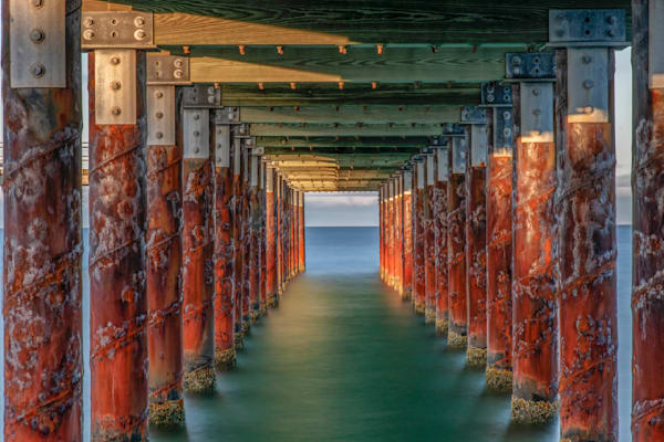 Oak Bluffs Pier Sunset Color Art | Michael Blanchard Inspirational Photography - Crossroads Gallery