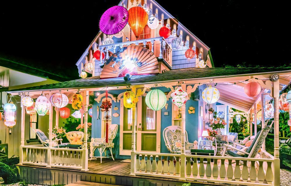 Oak Bluffs Illumination Night #8 Art | Michael Blanchard Inspirational Photography - Crossroads Gallery
