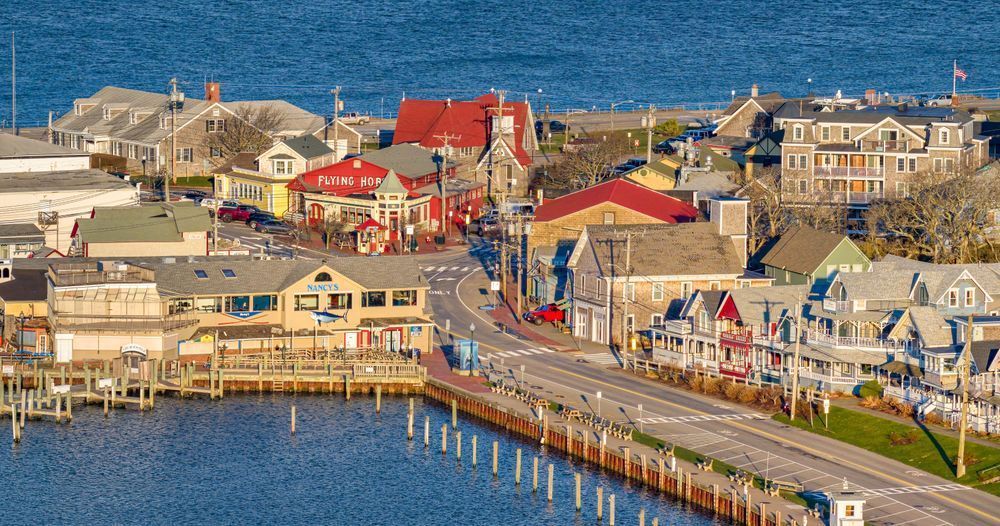 Oak Bluffs Carousel Aerial Art | Michael Blanchard Inspirational Photography - Crossroads Gallery