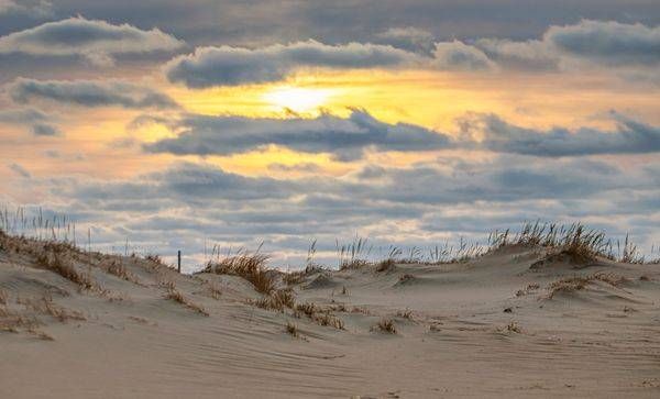Long Point Gold Winter Sunset Art | Michael Blanchard Inspirational Photography - Crossroads Gallery