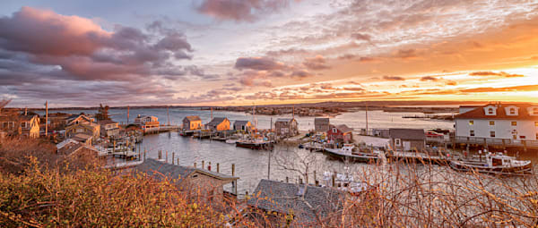 Menemsha Spring Panorama Art | Michael Blanchard Inspirational Photography - Crossroads Gallery
