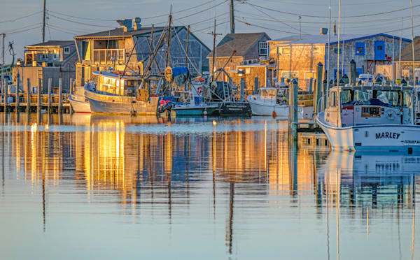 Menemsha Spring 2025 Golden Light Art | Michael Blanchard Inspirational Photography - Crossroads Gallery