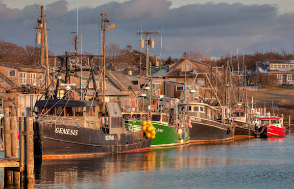 Menemsha Trawler Winter Sunset Art | Michael Blanchard Inspirational Photography - Crossroads Gallery