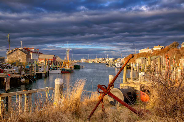 Menemsha Winter Sunset Art | Michael Blanchard Inspirational Photography - Crossroads Gallery