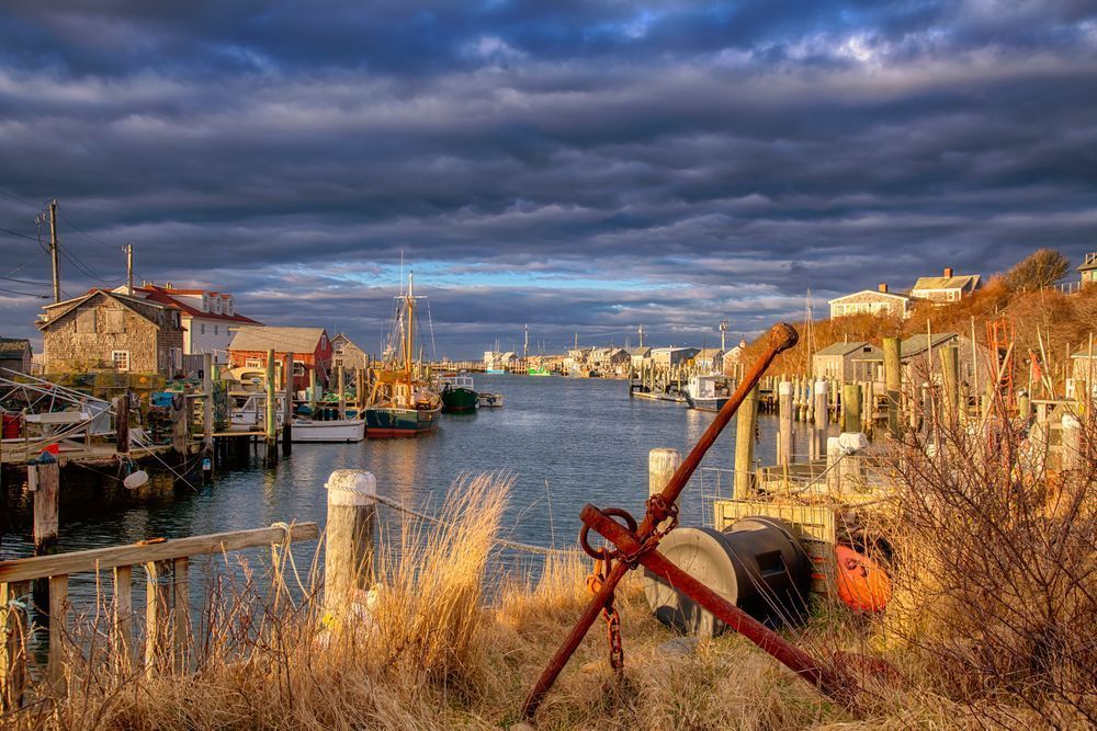 Menemsha Winter Sunset Art | Michael Blanchard Inspirational Photography - Crossroads Gallery