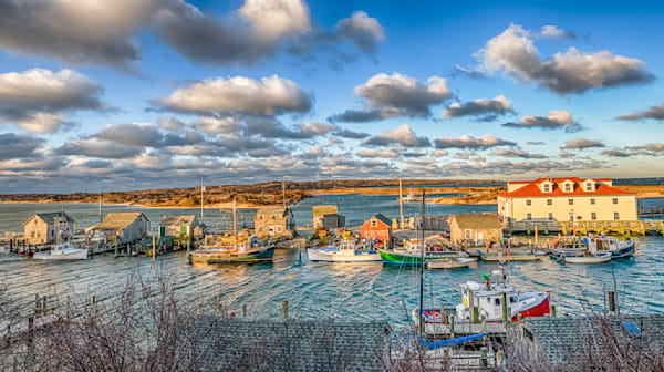 Menemsha Blustery Winter Morning Art | Michael Blanchard Inspirational Photography - Crossroads Gallery