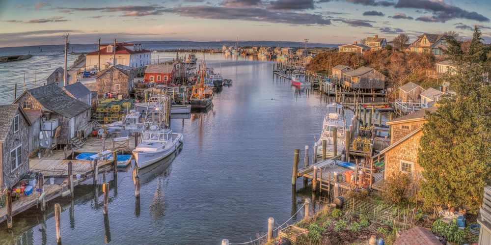 Menemsha Aerial Art | Michael Blanchard Inspirational Photography - Crossroads Gallery