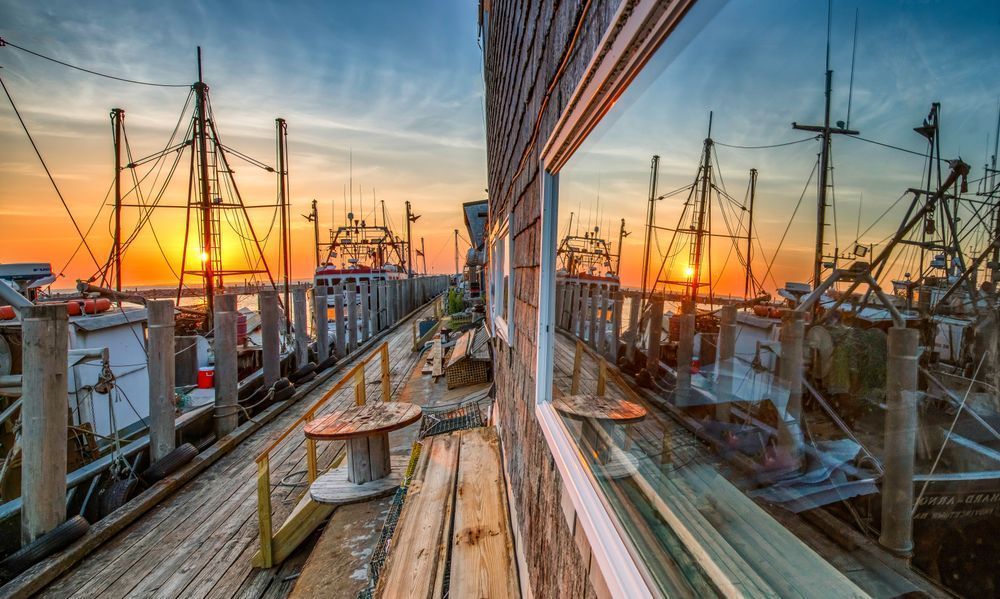 Menemsha Double Sunset Art | Michael Blanchard Inspirational Photography - Crossroads Gallery