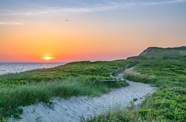 Moshup Beach Summer Gull Sunset Art | Michael Blanchard Inspirational Photography - Crossroads Gallery