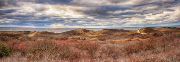 Moshup Beach Path Panorama Art | Michael Blanchard Inspirational Photography - Crossroads Gallery