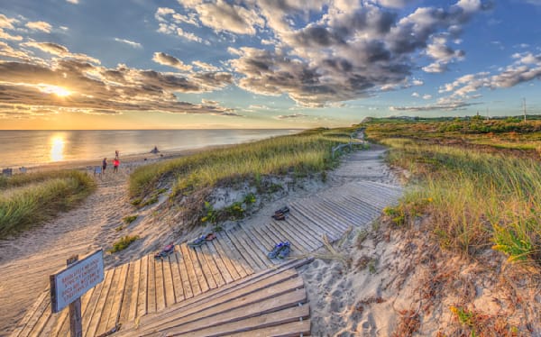 Moshup Beach Late Summer Sunset Art | Michael Blanchard Inspirational Photography - Crossroads Gallery