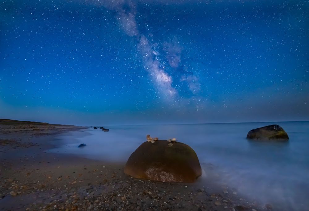 Moshup Beach Milky Way Art | Michael Blanchard Inspirational Photography - Crossroads Gallery