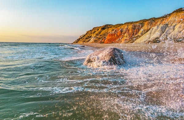 Moshup Beach Drone Wave Splash Art | Michael Blanchard Inspirational Photography - Crossroads Gallery