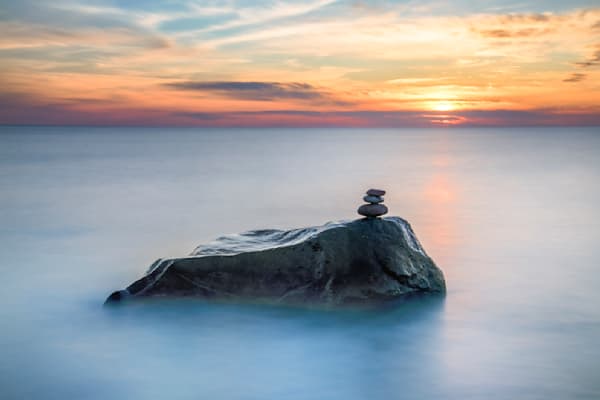 Moshup Stranded Cairn Art | Michael Blanchard Inspirational Photography - Crossroads Gallery