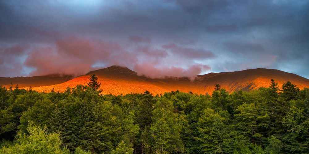 Mount Washington Fire Color Art | Michael Blanchard Inspirational Photography - Crossroads Gallery