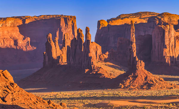 Monument Valley Shadows Art | Michael Blanchard Inspirational Photography - Crossroads Gallery