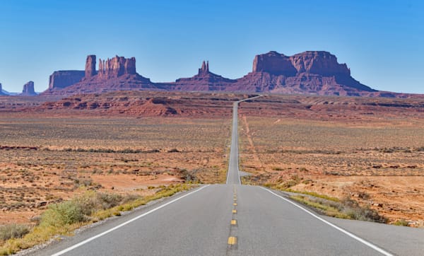 Monument Valley Forrest Gump Road Art | Michael Blanchard Inspirational Photography - Crossroads Gallery