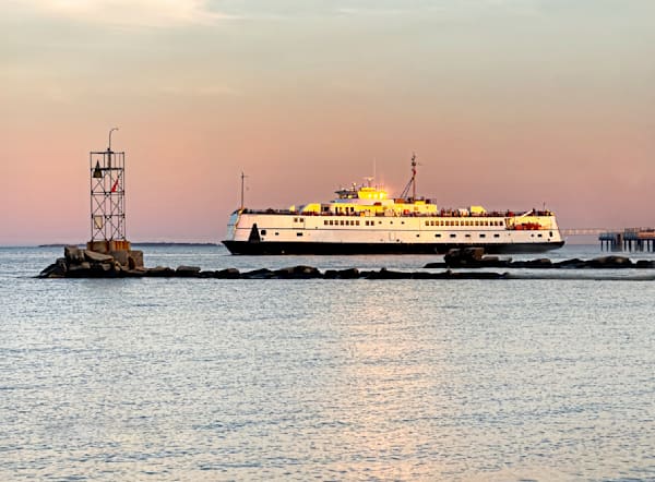 Steamship Ferry Sunset Reflection Art | Michael Blanchard Inspirational Photography - Crossroads Gallery