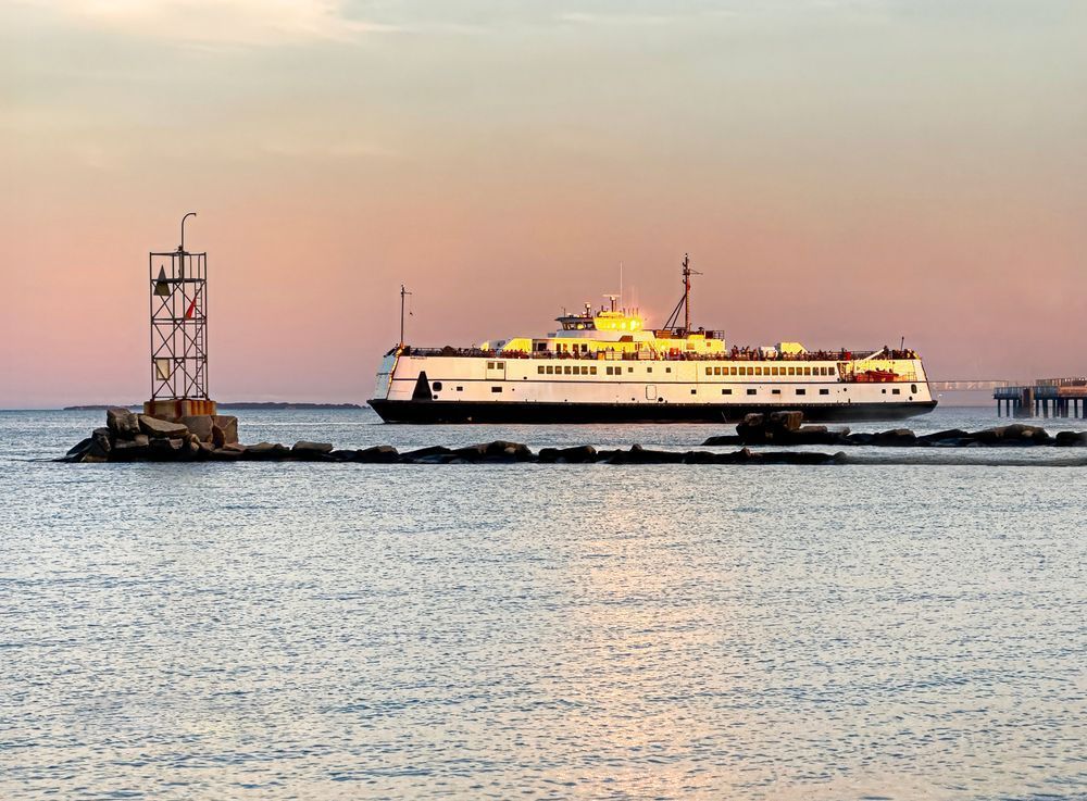 Steamship Ferry Sunset Reflection Art | Michael Blanchard Inspirational Photography - Crossroads Gallery